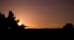 Sunrise over Dunton Ranges